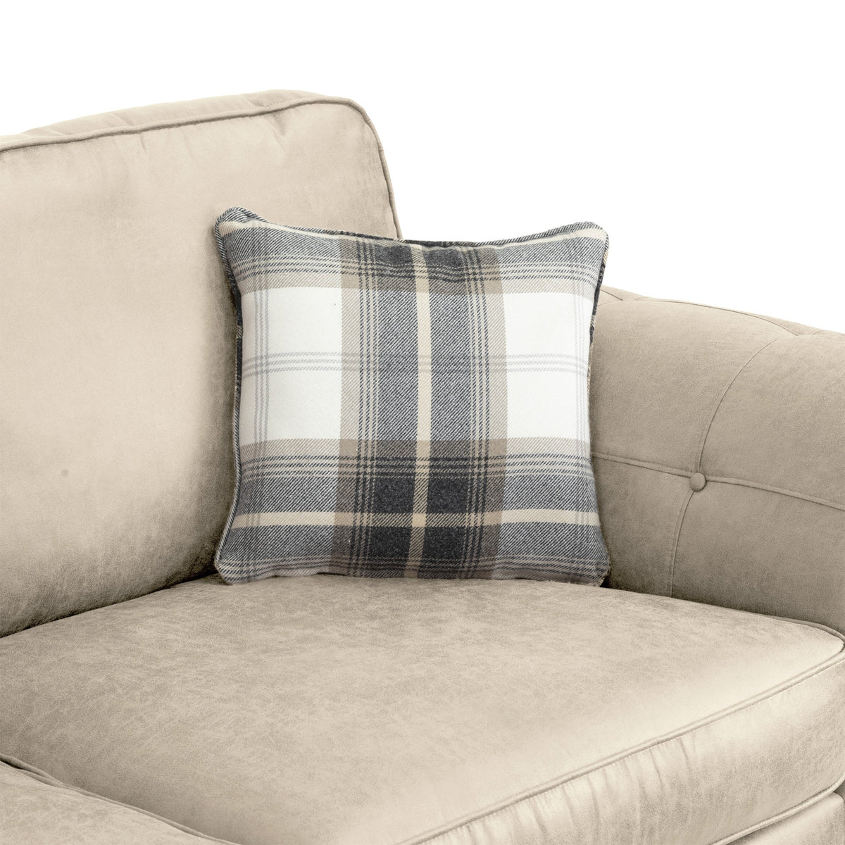 Edward Faux Leather 3 Seater Sofa