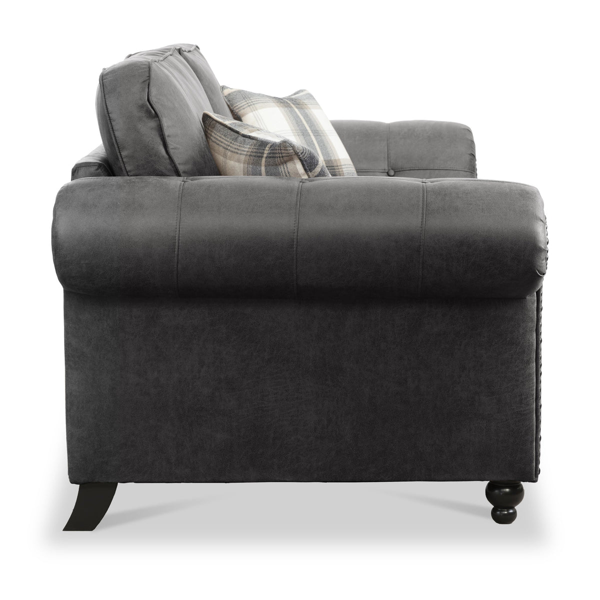 Edward Faux Leather 3 Seater Sofa