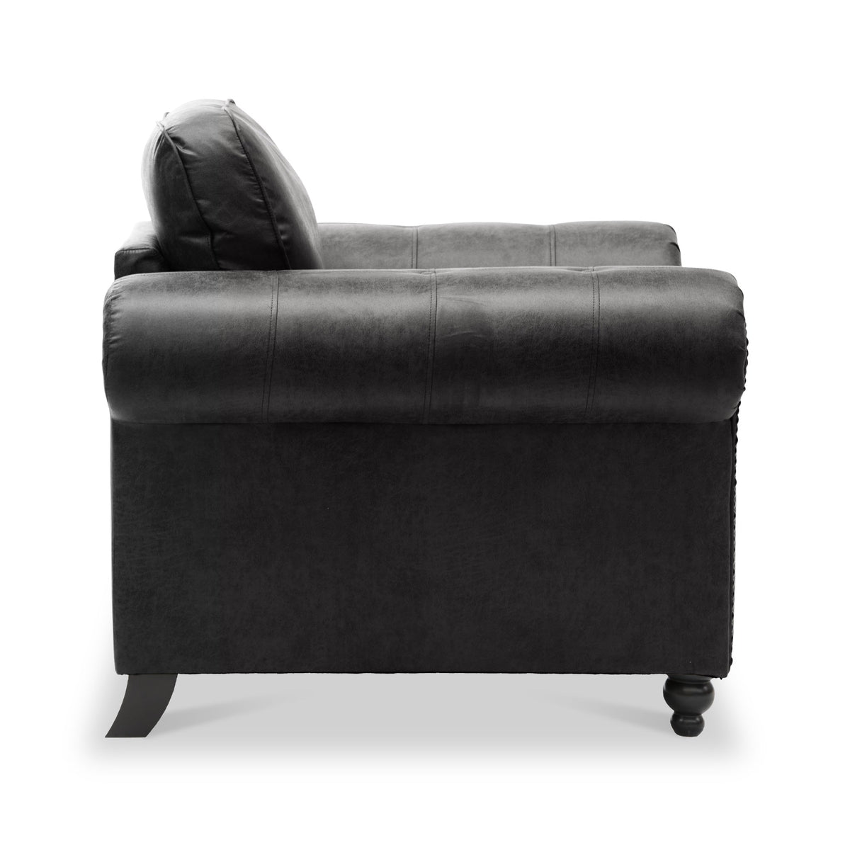 Edward Faux Leather Armchair