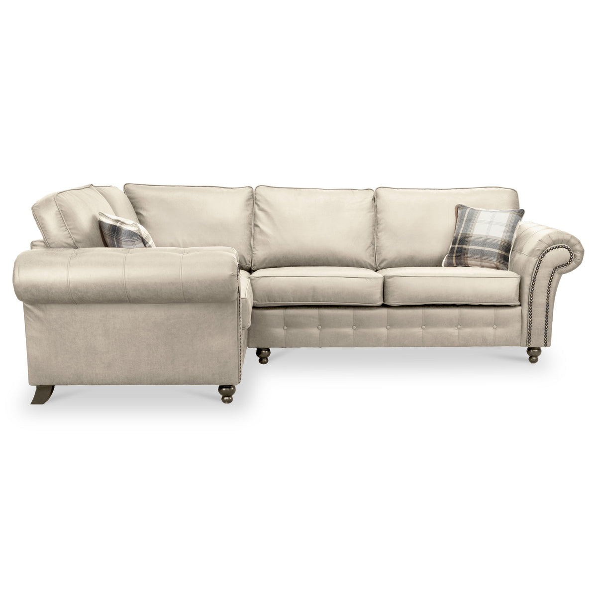 Edward Faux Leather Corner Sofa