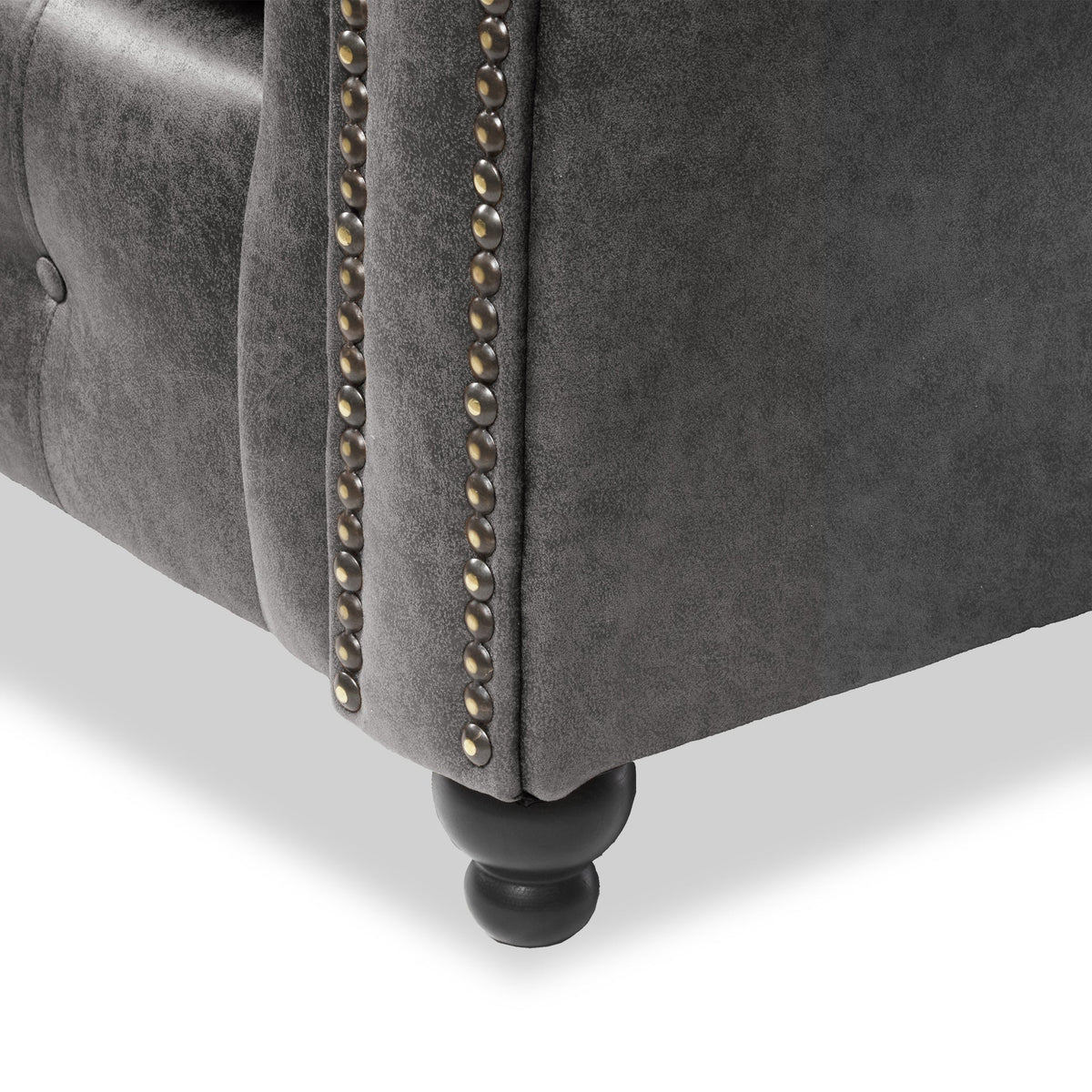 Edward Faux Leather Corner Sofa