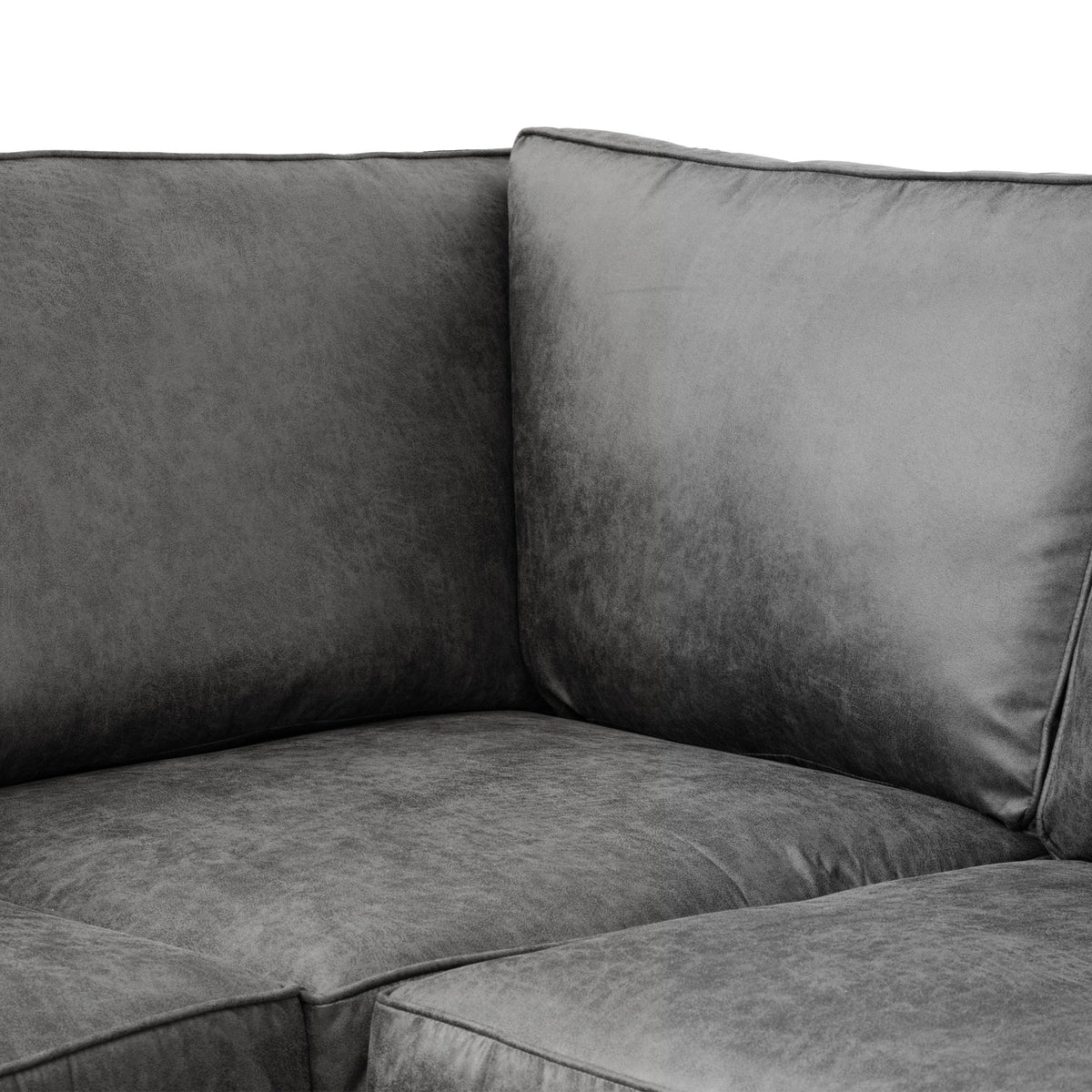 Edward Faux Leather Corner Sofa