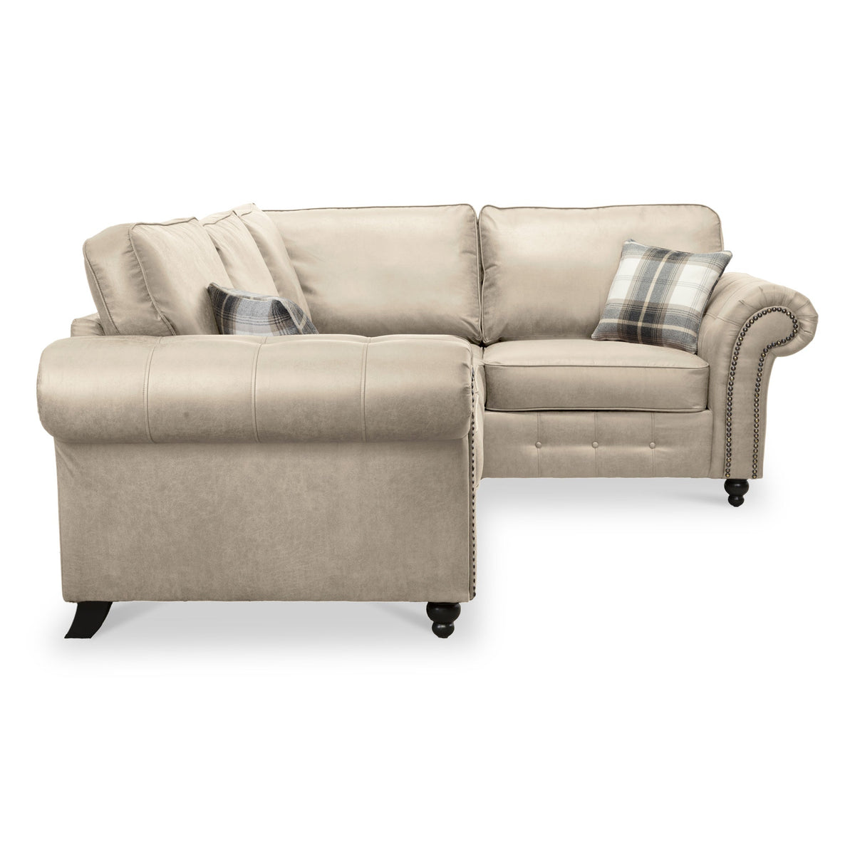 Edward Faux Leather Corner Sofa