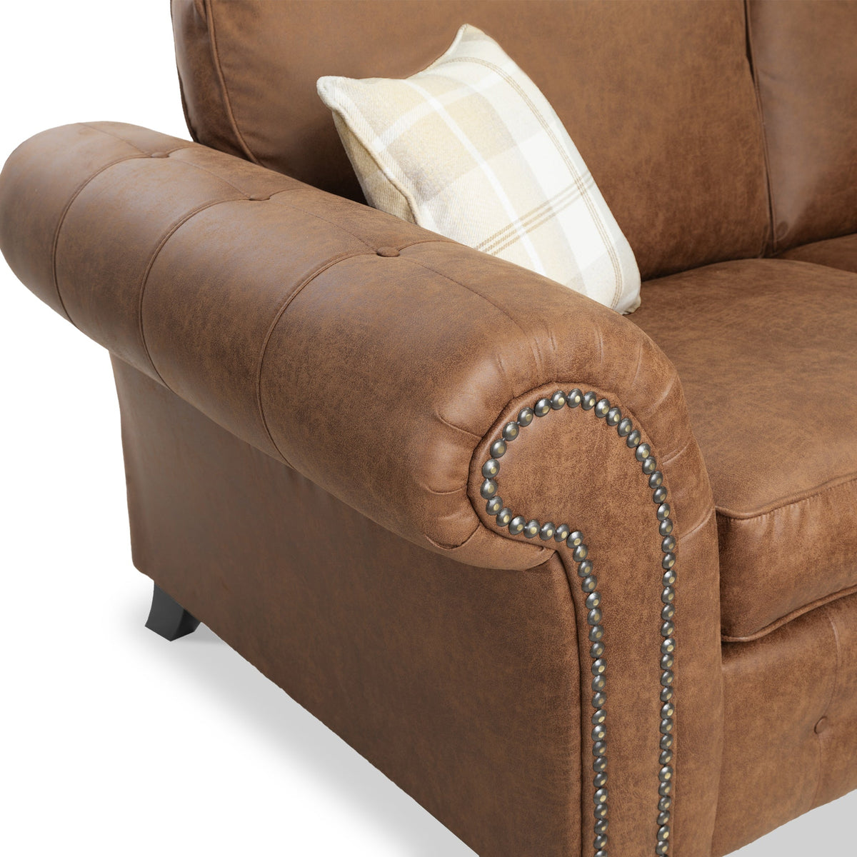 Edward Faux Leather Corner Sofa