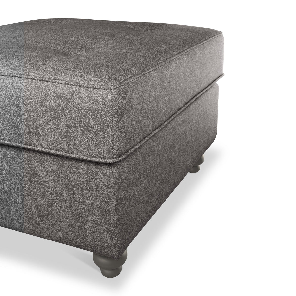 Edward Faux Leather Footstool