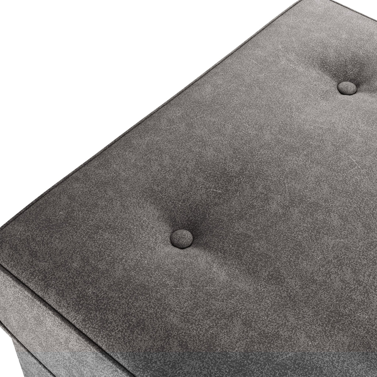 Edward Faux Leather Footstool