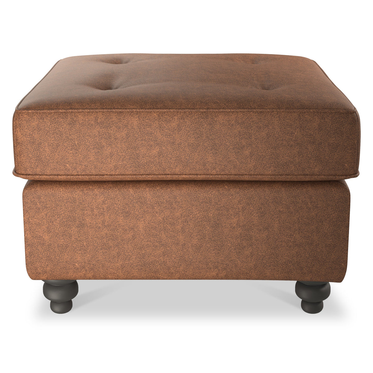 Edward Faux Leather Footstool