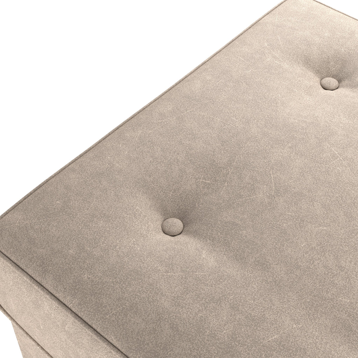 Edward Faux Leather Footstool