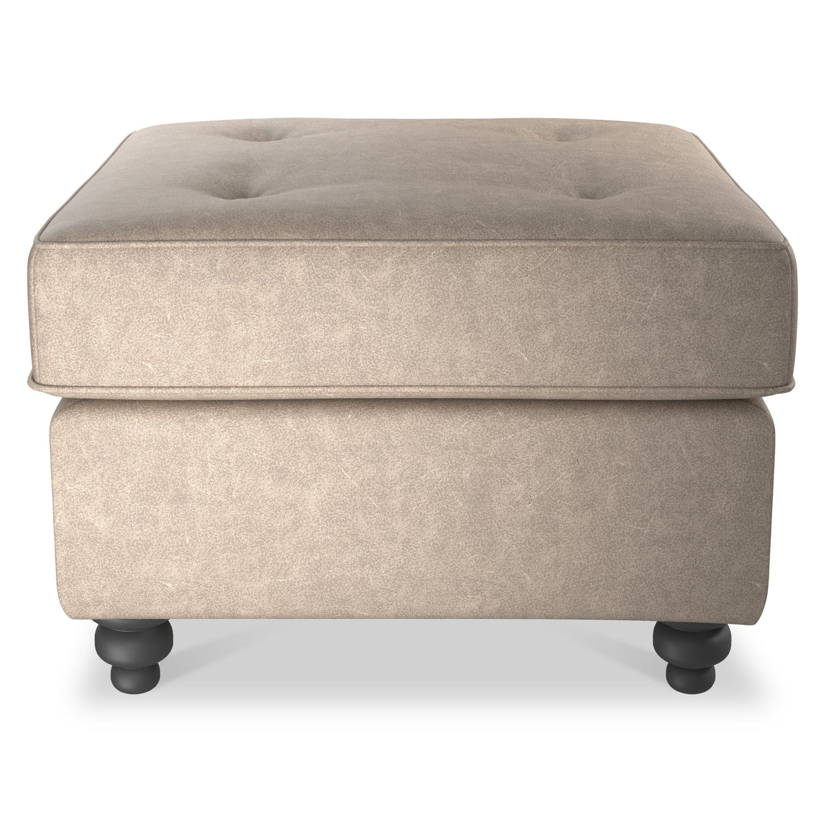 Edward Faux Leather Footstool