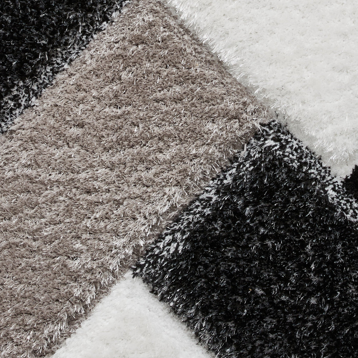 Lennox Geometric Shaggy Rug