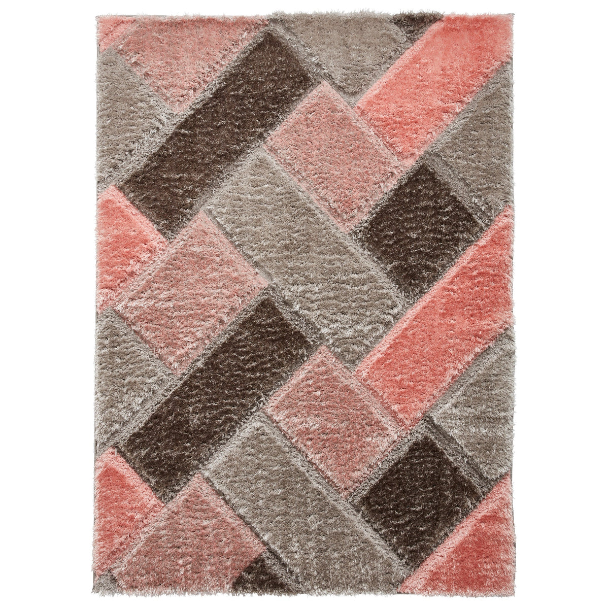 Lennox Geometric Shaggy Rug