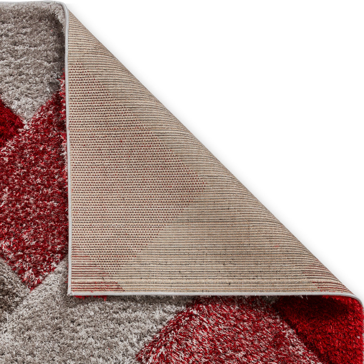 Lennox Geometric Shaggy Rug