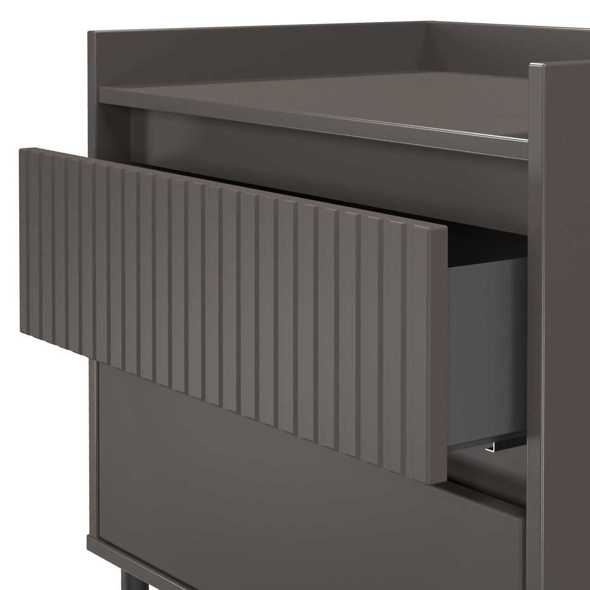 Kenton 2 Drawer Wide Bedside Table