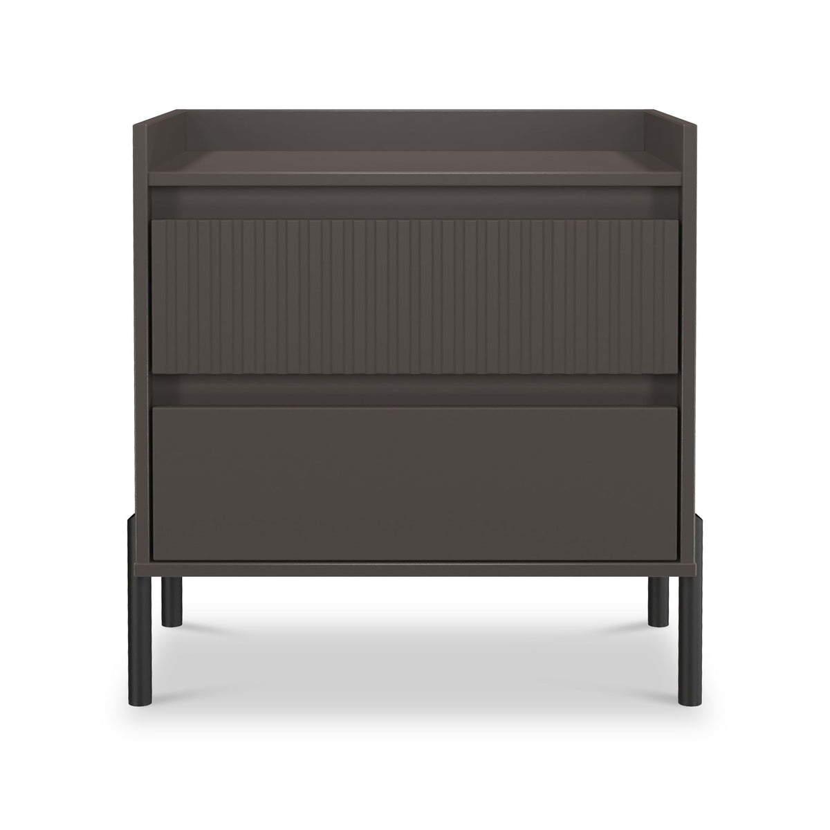 Kenton 2 Drawer Wide Bedside Table