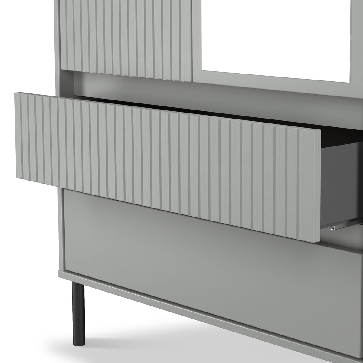 Kenton Double Mirrored Wardrobe With Drawers
