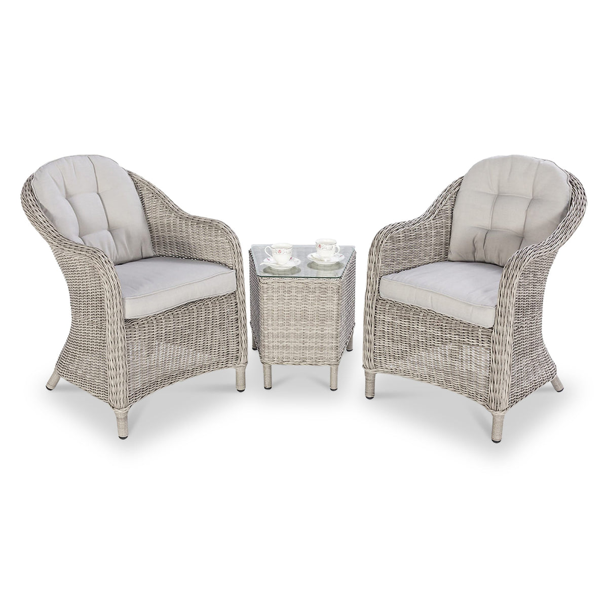 Maze Oxford 3 Piece Rattan Bistro Set