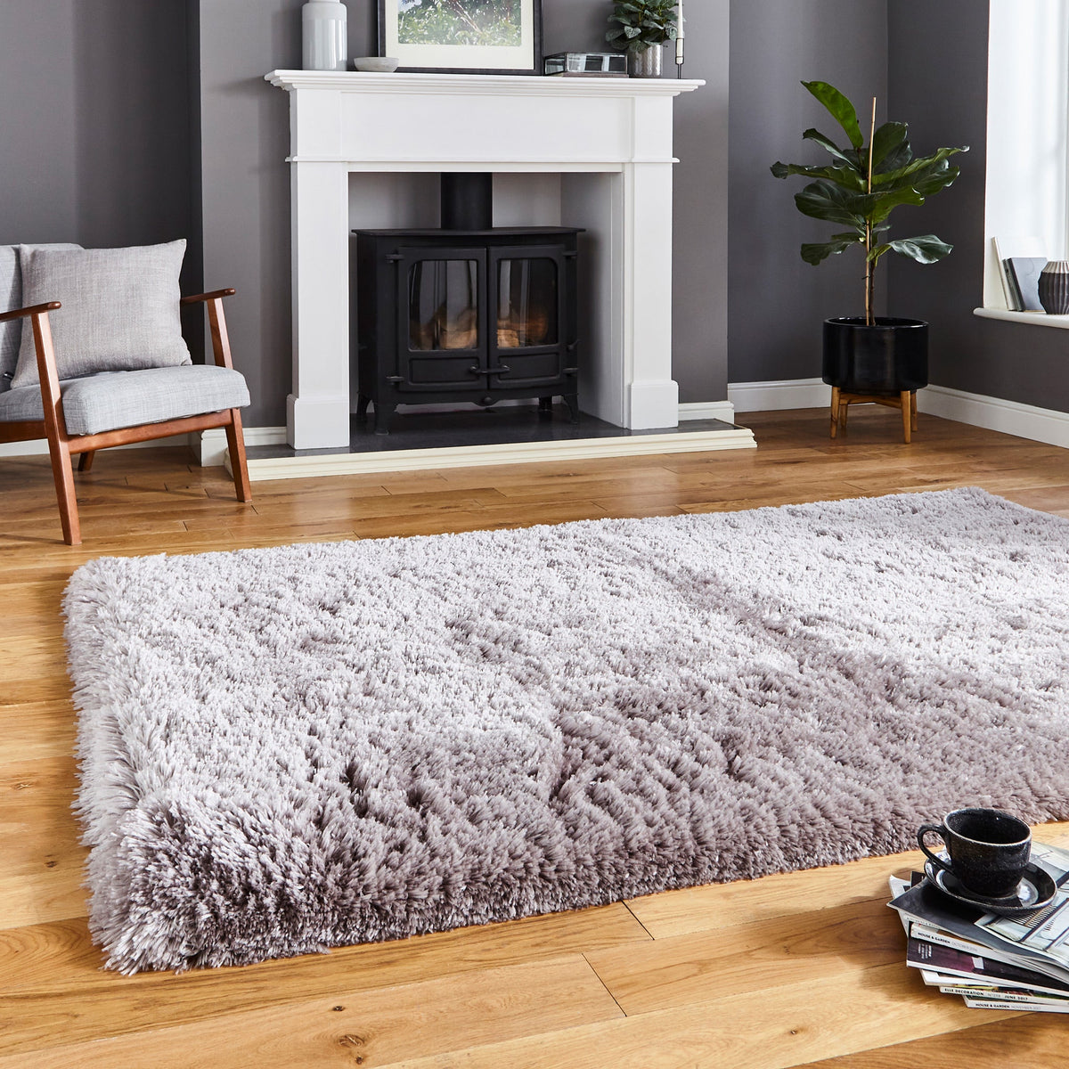 Hatton Hand Tufted Shaggy Rug