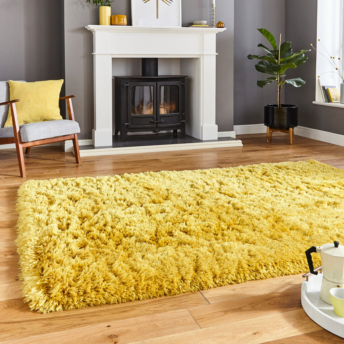 Hatton Hand Tufted Shaggy Rug