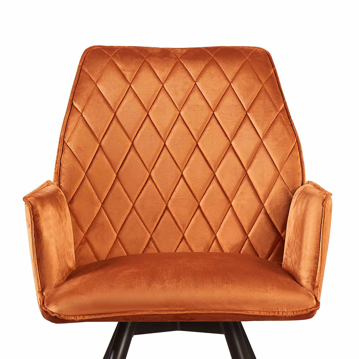 Quinn Swivel Velvet Dining Chair