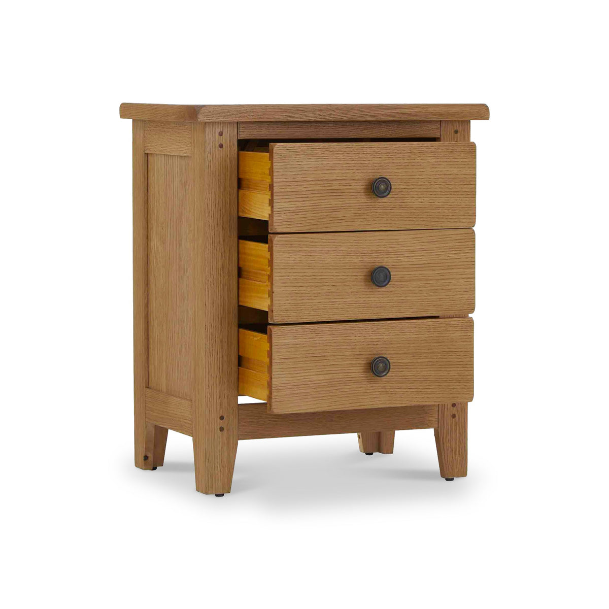 Broadway Oak Bedside Table