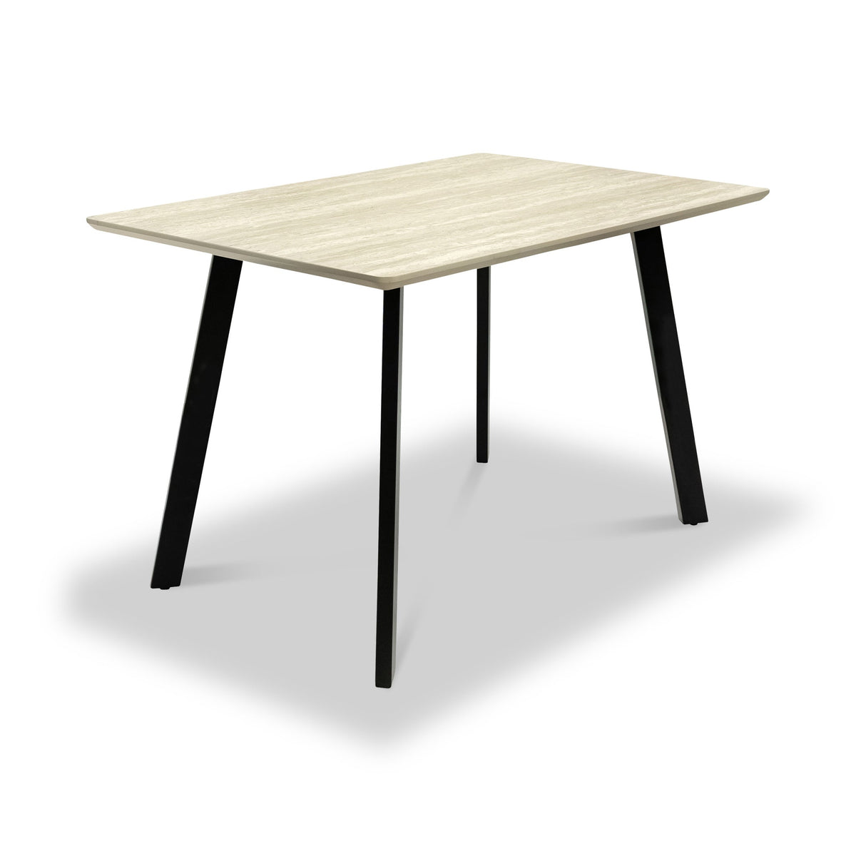 Barlo 120cm Travertine Effect Dining Table