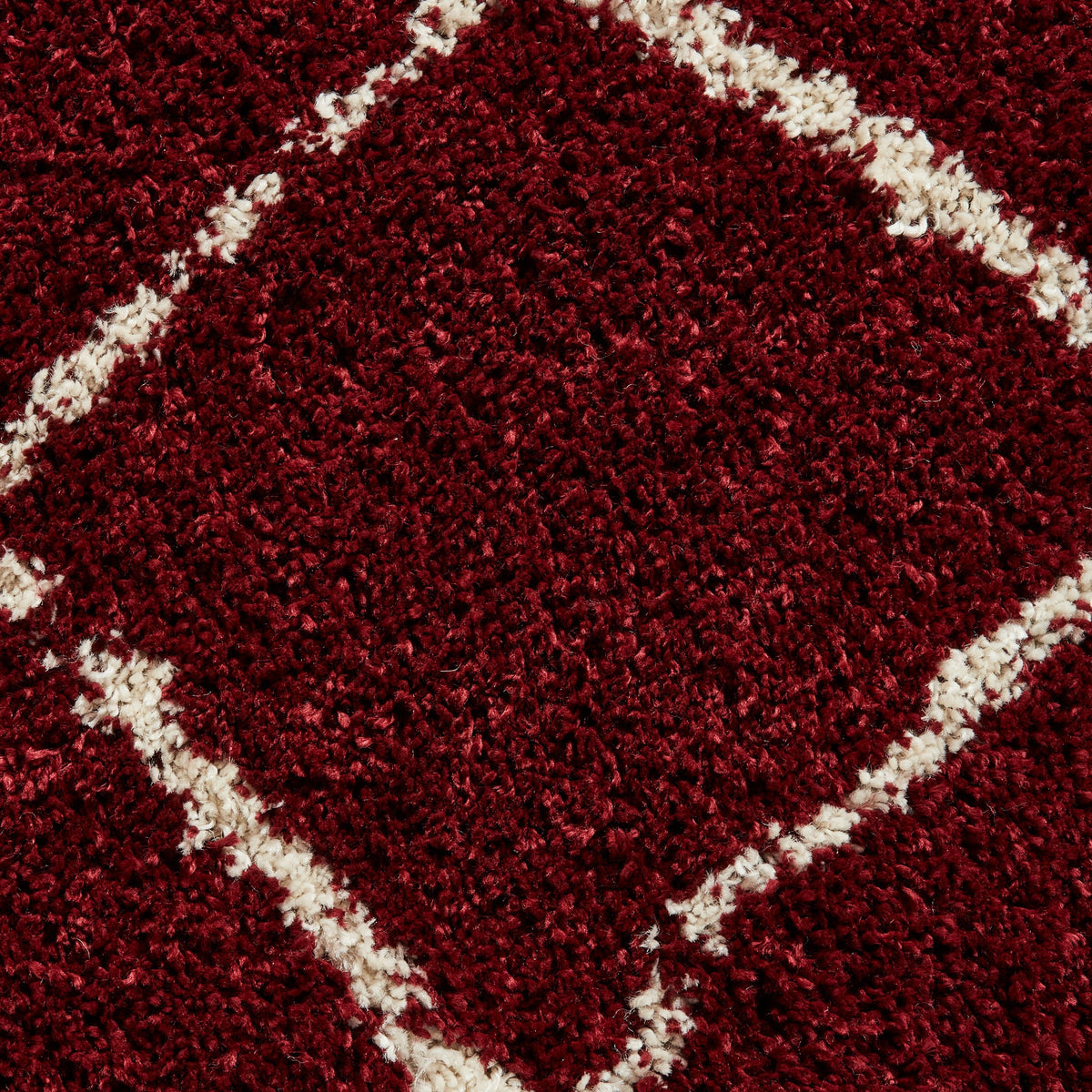 Durham Berber Diamond Shaggy Rug