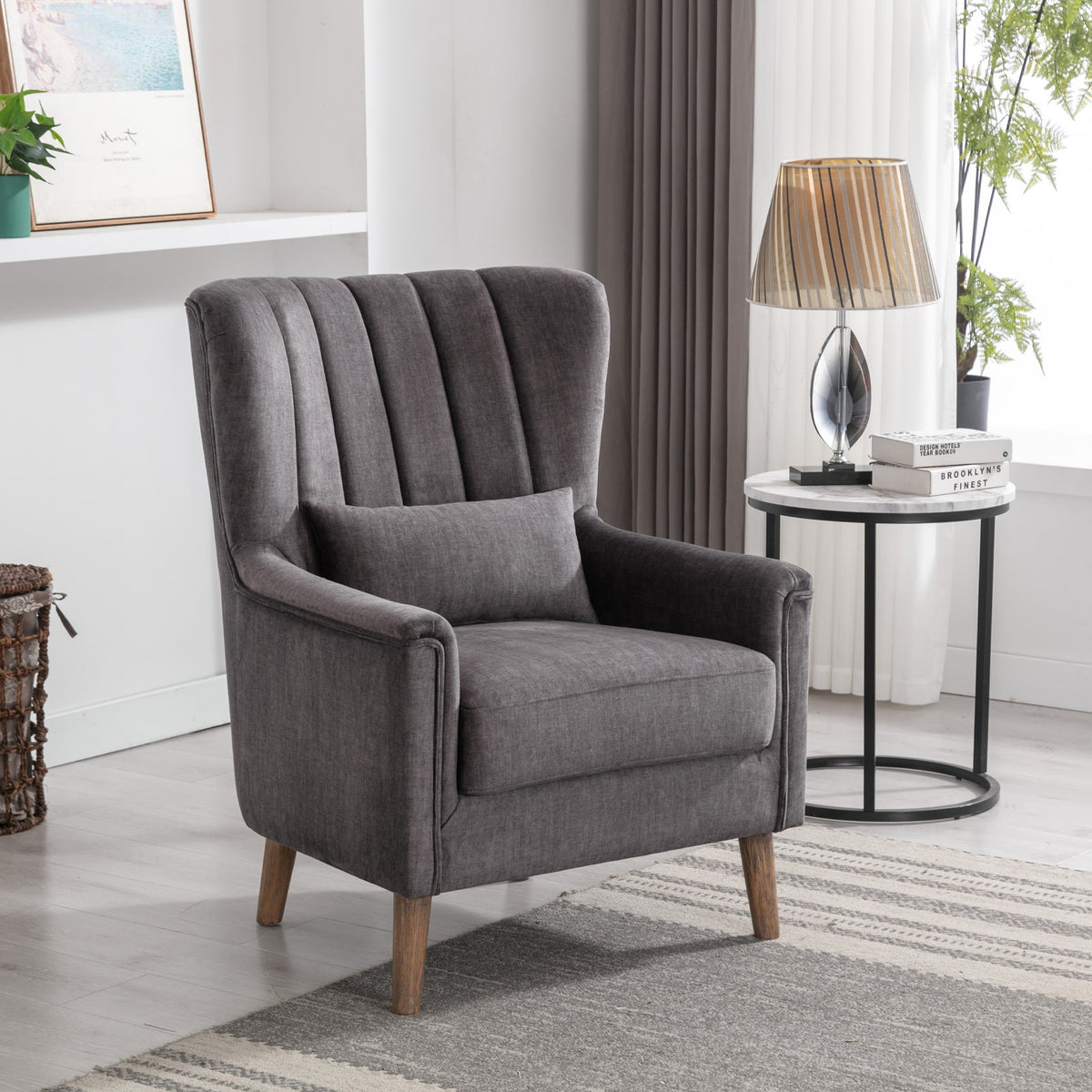 Lucille Velvet Armchair