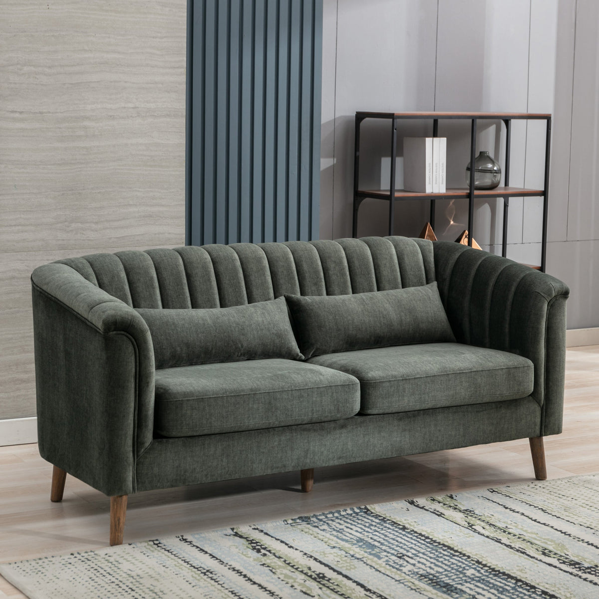 Lucille Velvet 3 Seater Sofa
