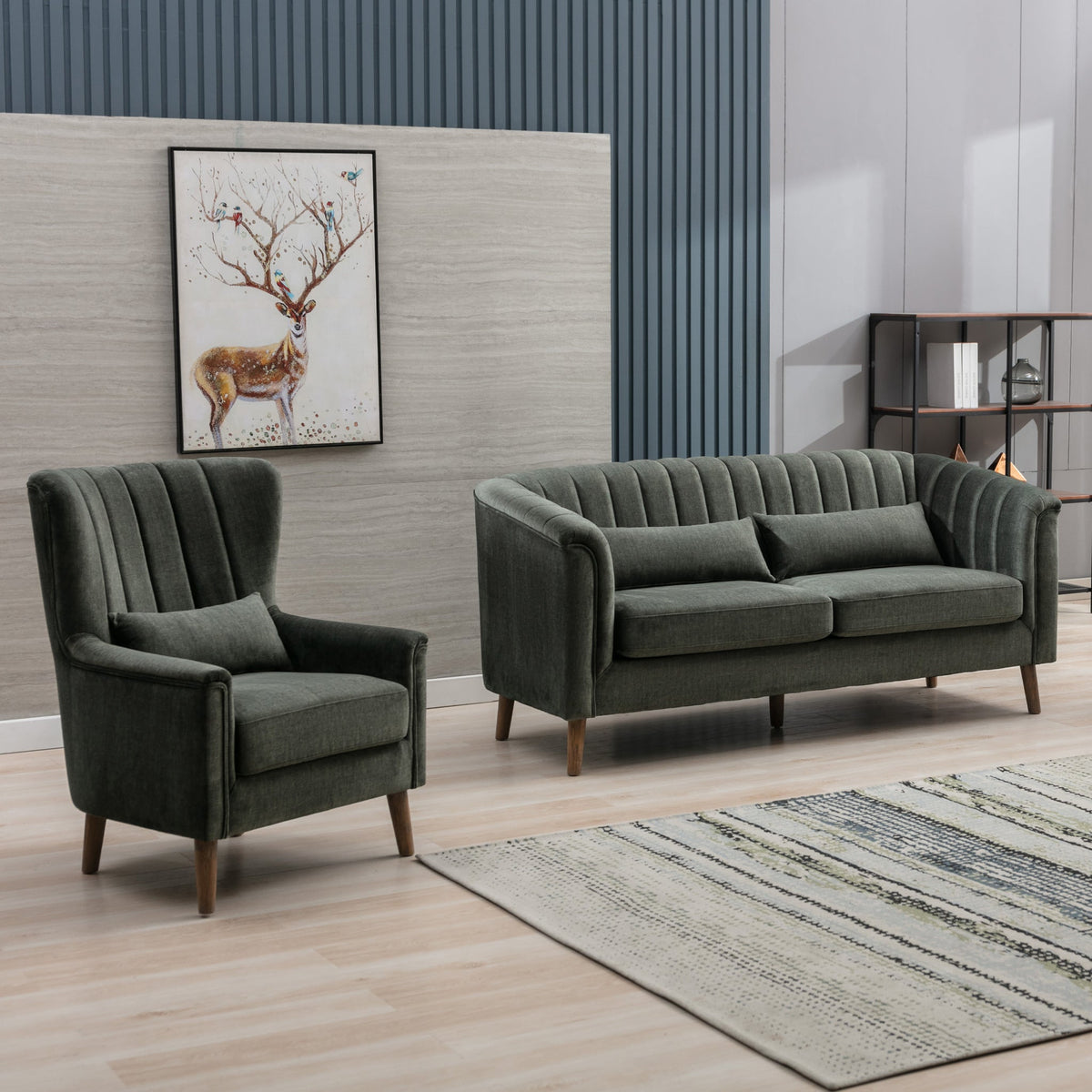 Lucille Velvet Armchair