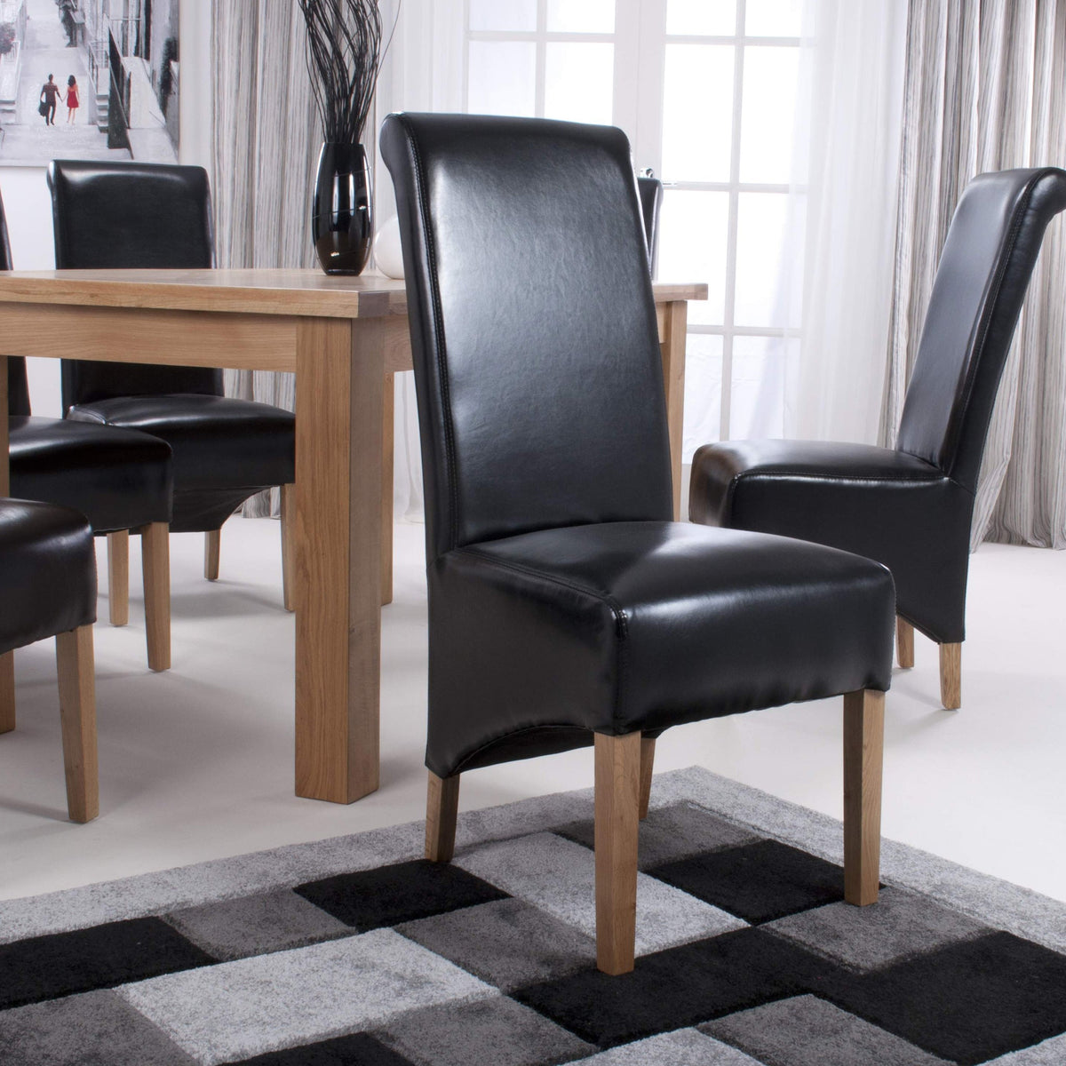 Genna Bonded Leather Dining Chair