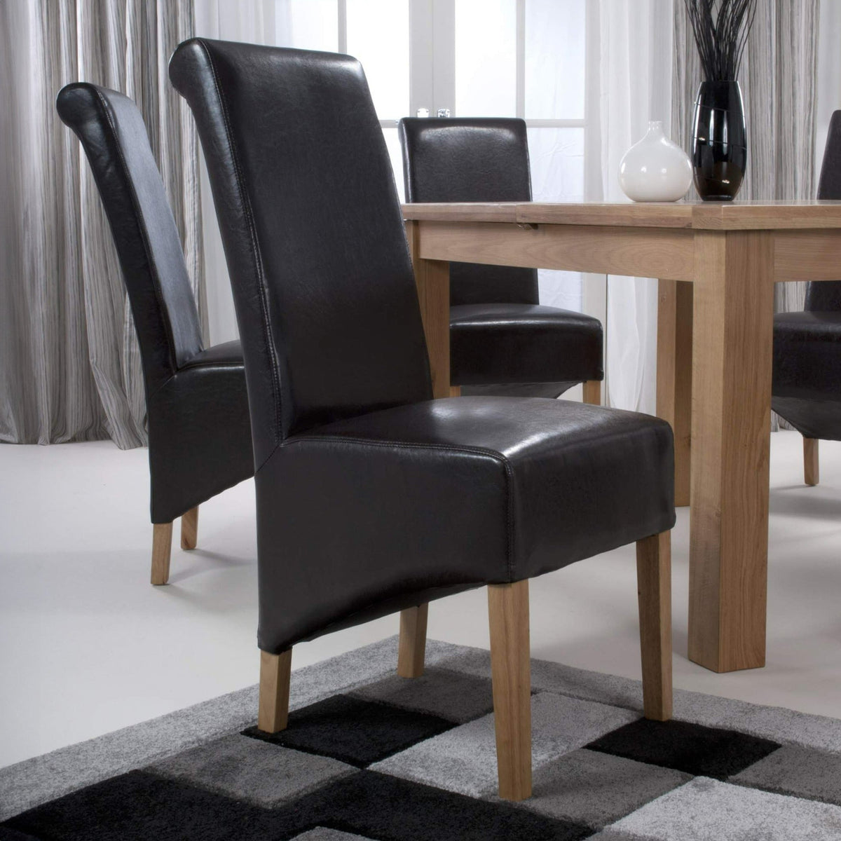 Genna Bonded Leather Dining Chair