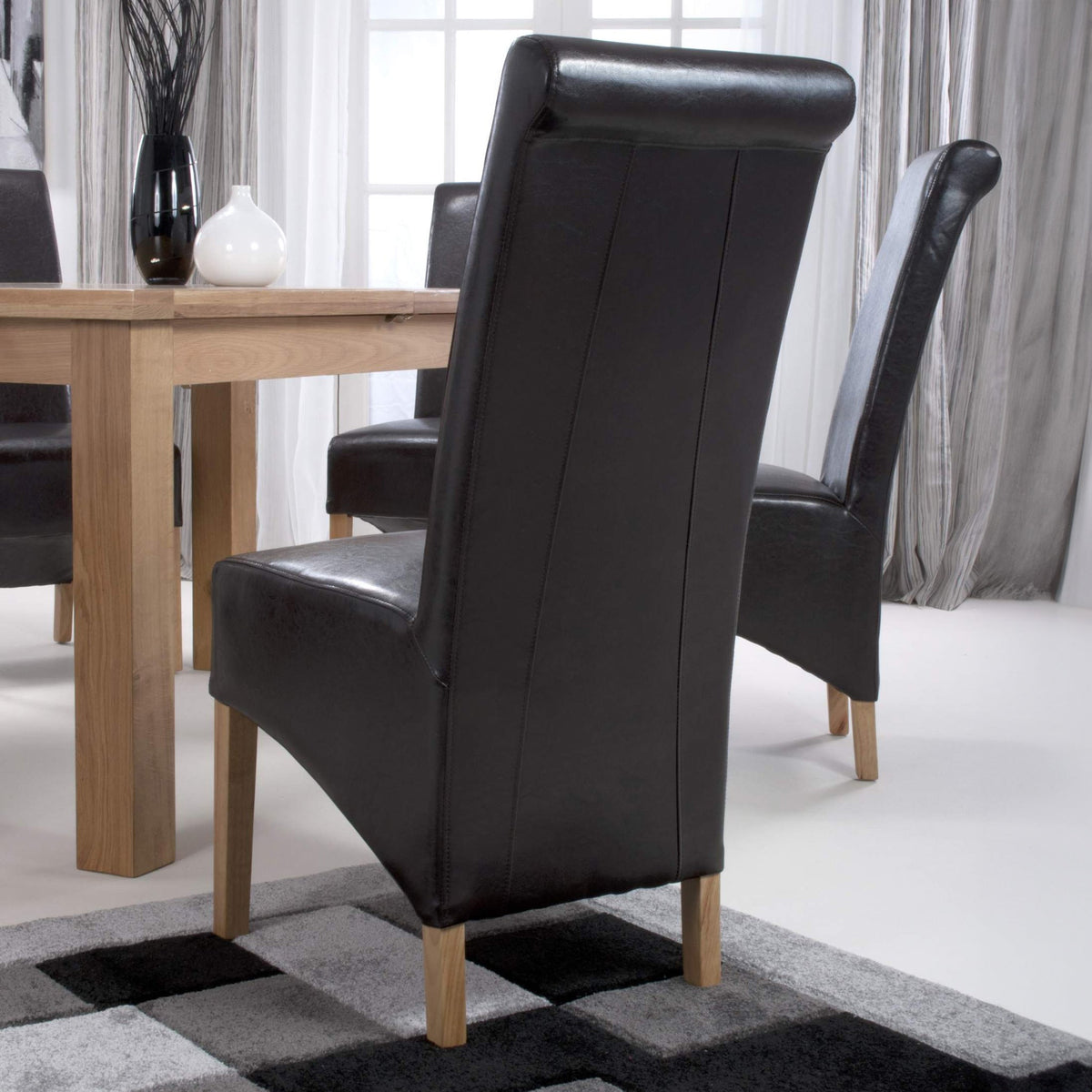 Genna Bonded Leather Dining Chair