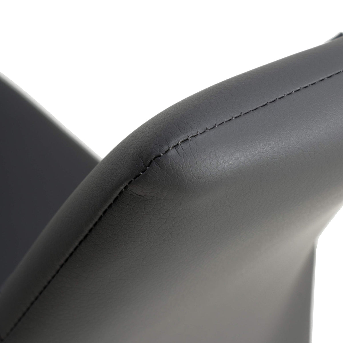 Maela Grey Faux Leather Dining Chair