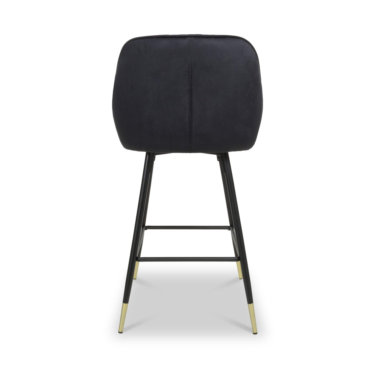 Elen Brushed Velvet Bar Stool