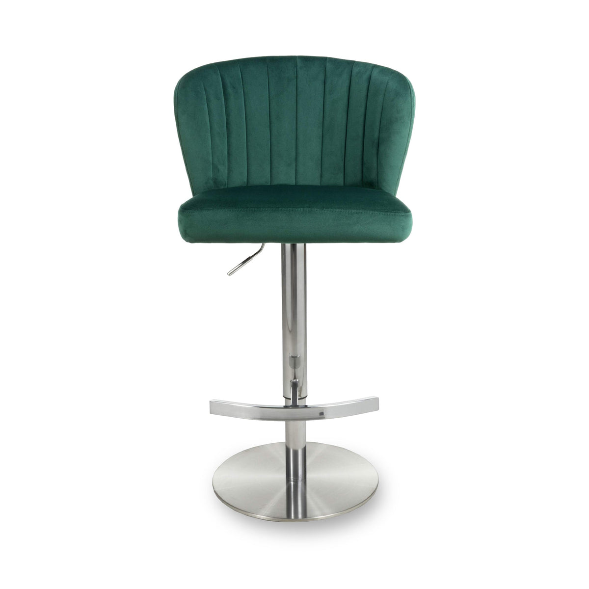 Adwen Brushed Velvet Bar Stool