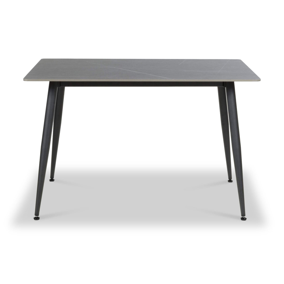 Avaston 120cm Ceramic Dining Table with 4 Pietro Dining Chairs