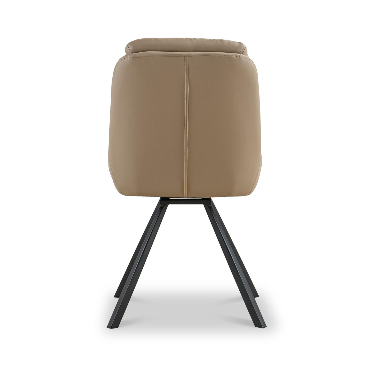 Elara Swivel Faux Leather Dining Chair