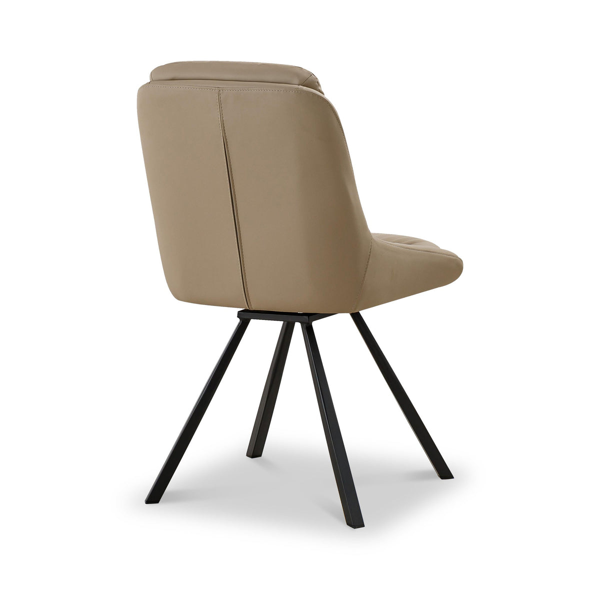 Elara Swivel Faux Leather Dining Chair