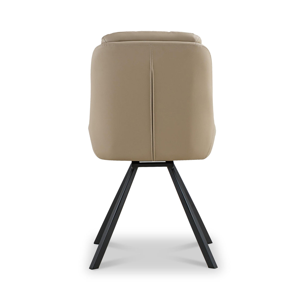Elara Swivel Faux Leather Dining Chair