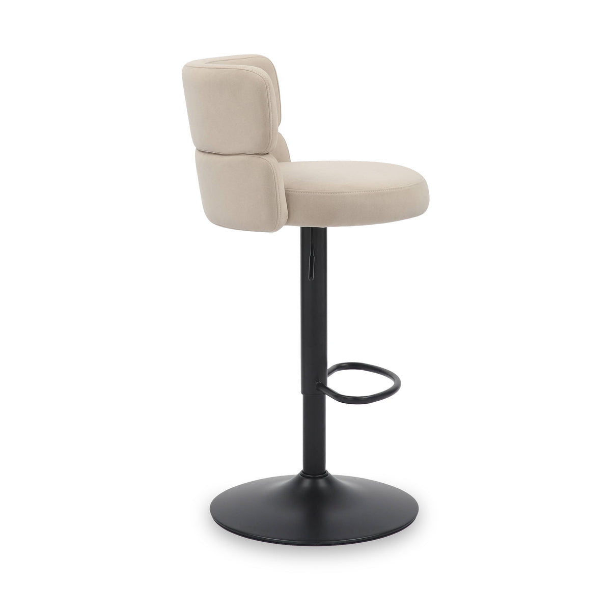 Clayden Brushed Velvet Bar Stool