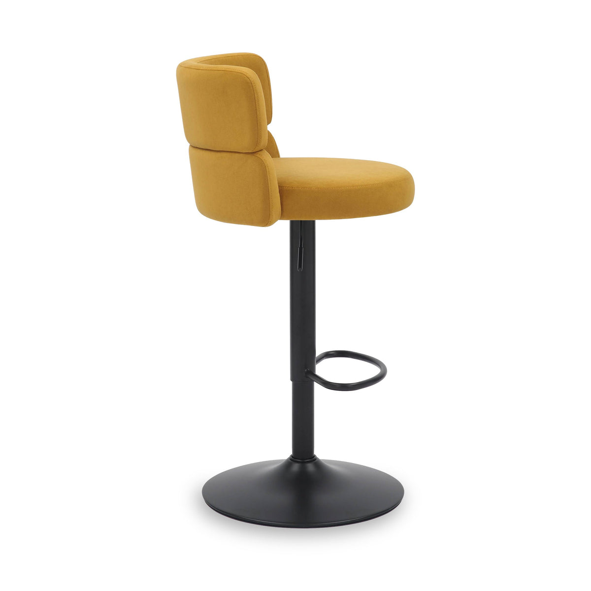 Clayden Brushed Velvet Bar Stool