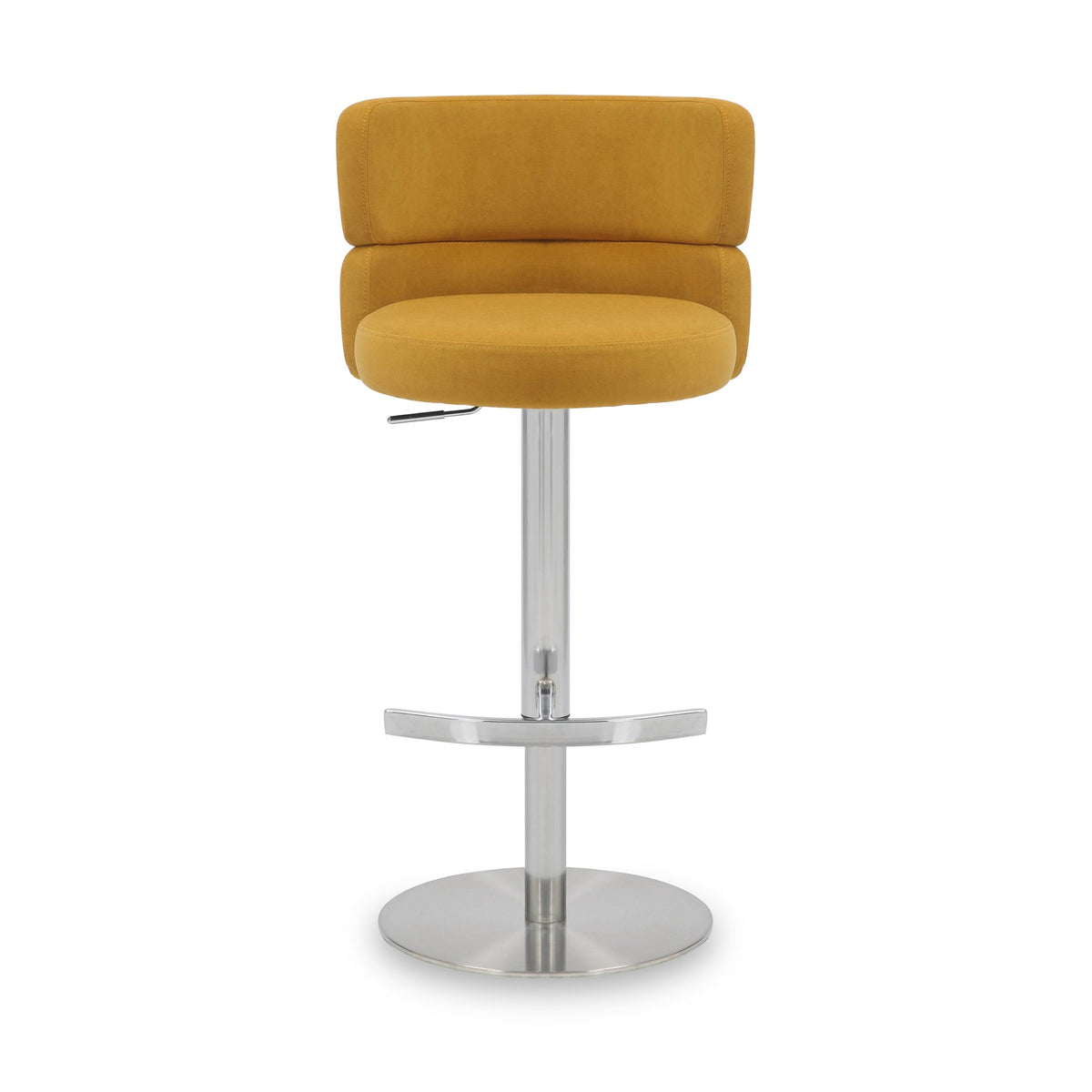Carvell Brushed Velvet Bar Stool
