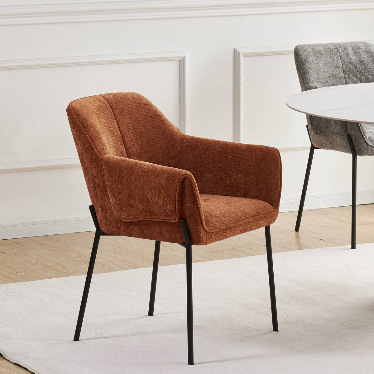 Trento Chenille Dining Chair