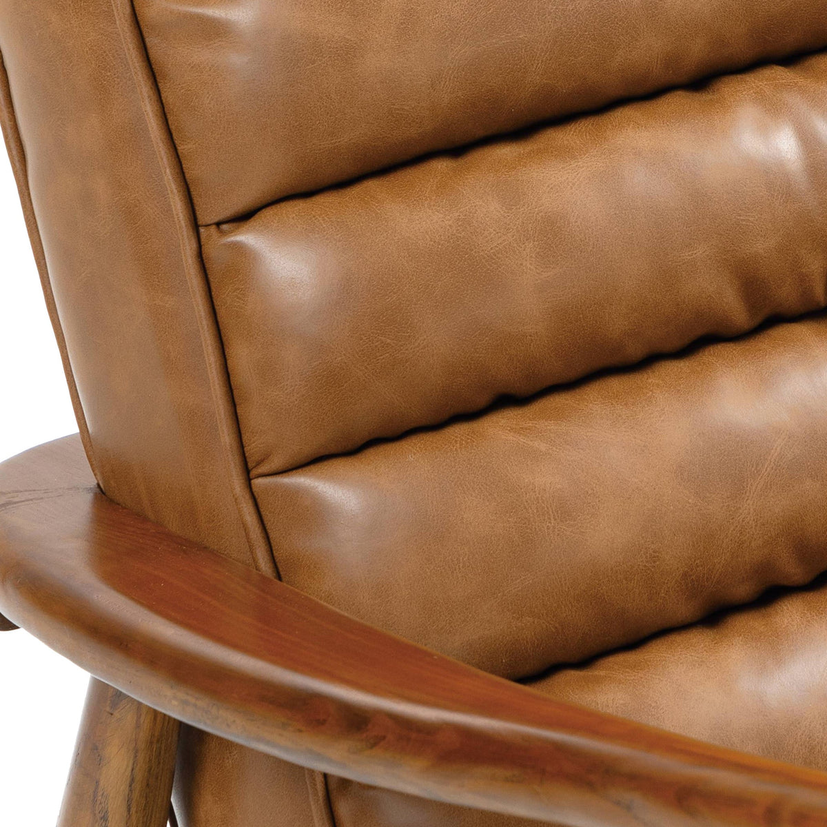 Kingsley Faux Leather Accent Chair