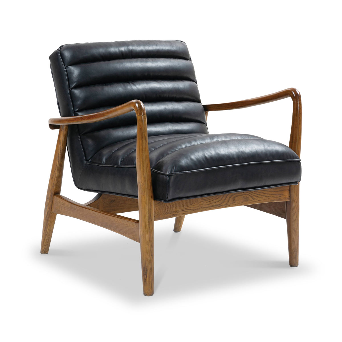 Kingsley Faux Leather Accent Chair
