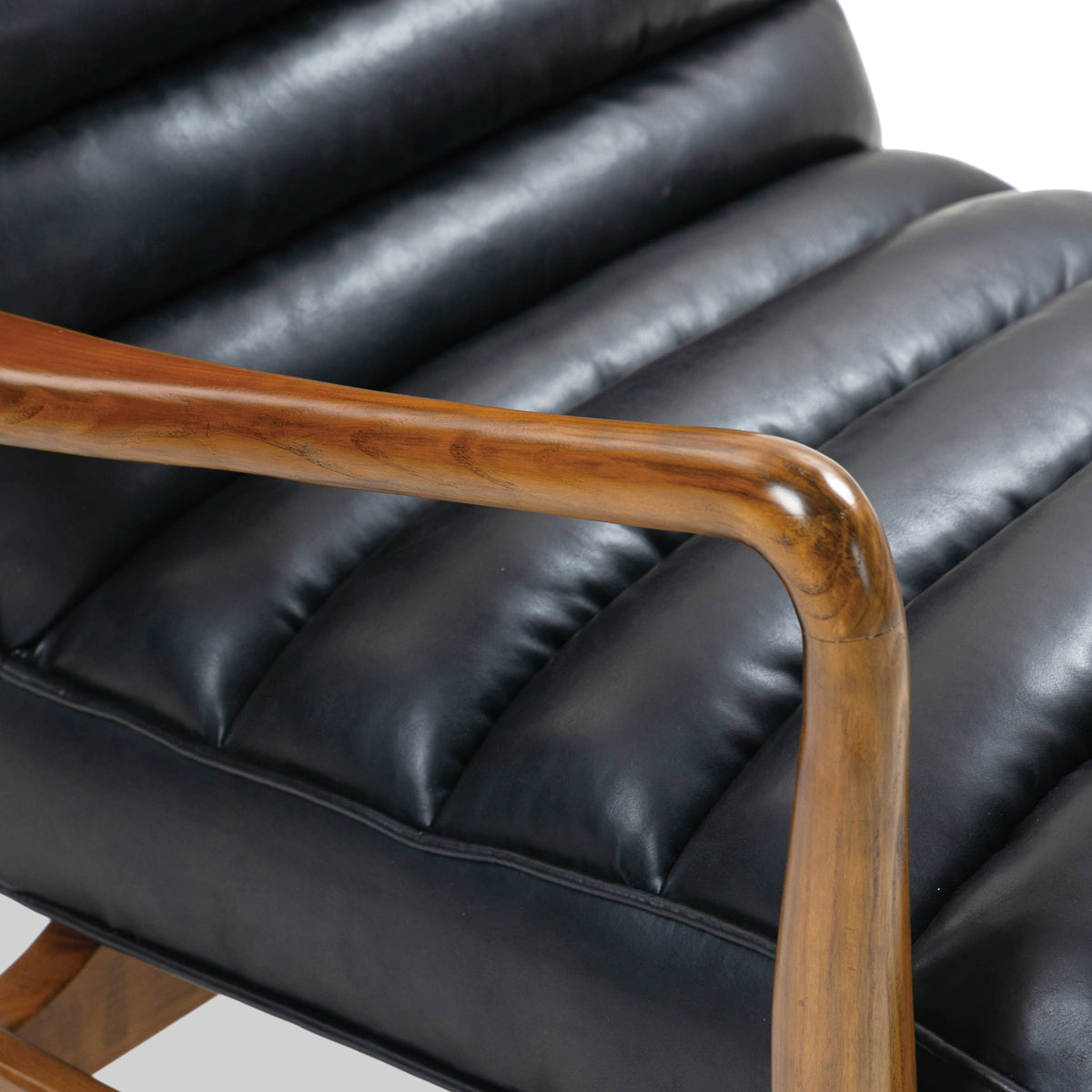 Kingsley Faux Leather Accent Chair