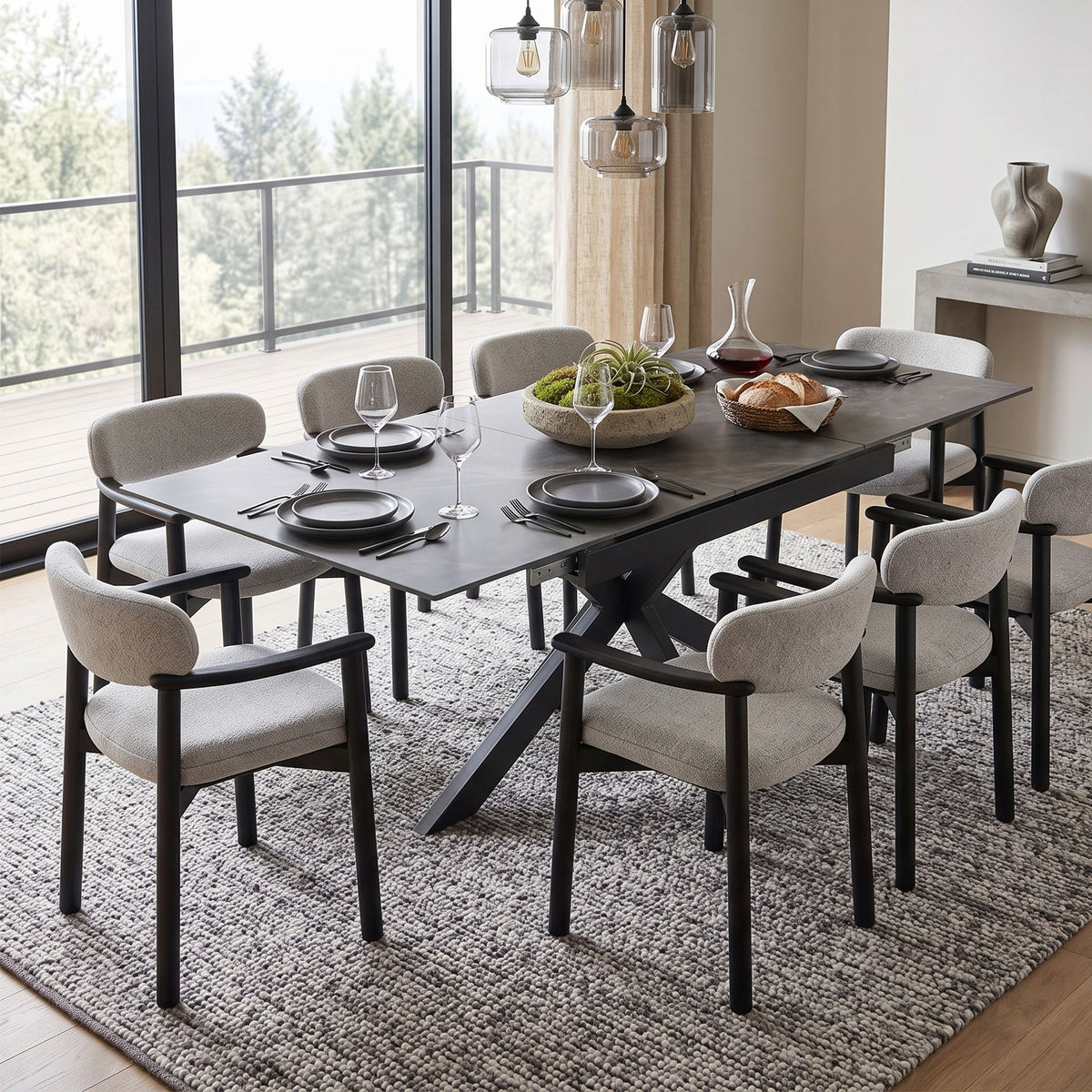 Farnell Ceramic Extending Dining Table