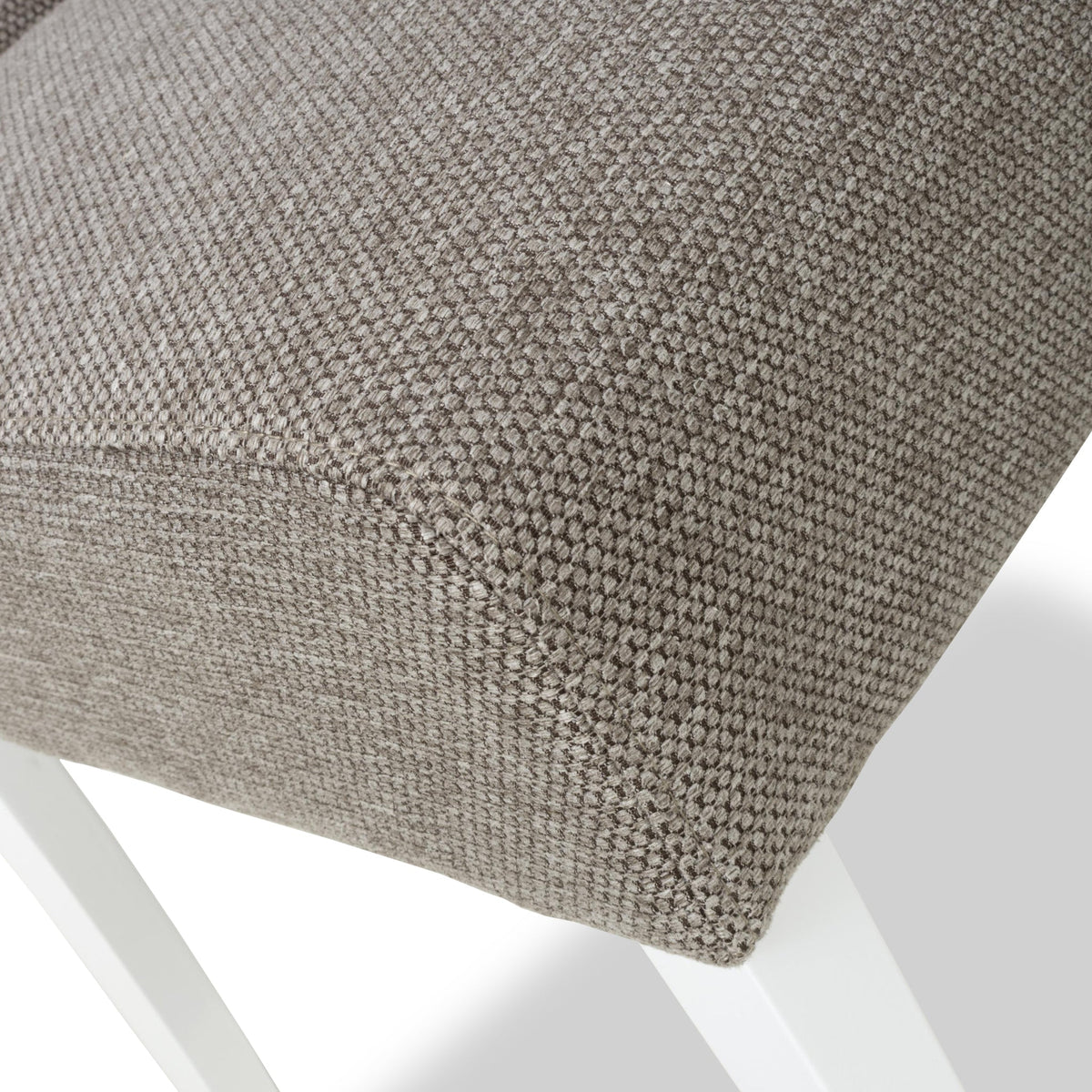 Pryder Weave Dining Chair with White Legs