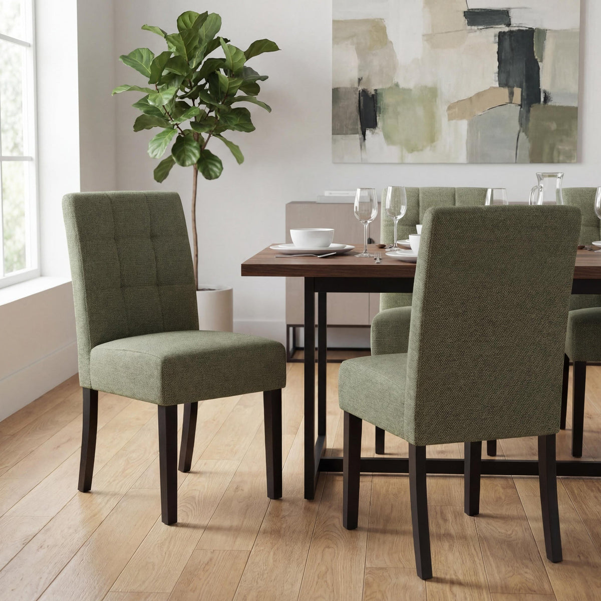 Pryder Weave Dining Chair with Black Legs