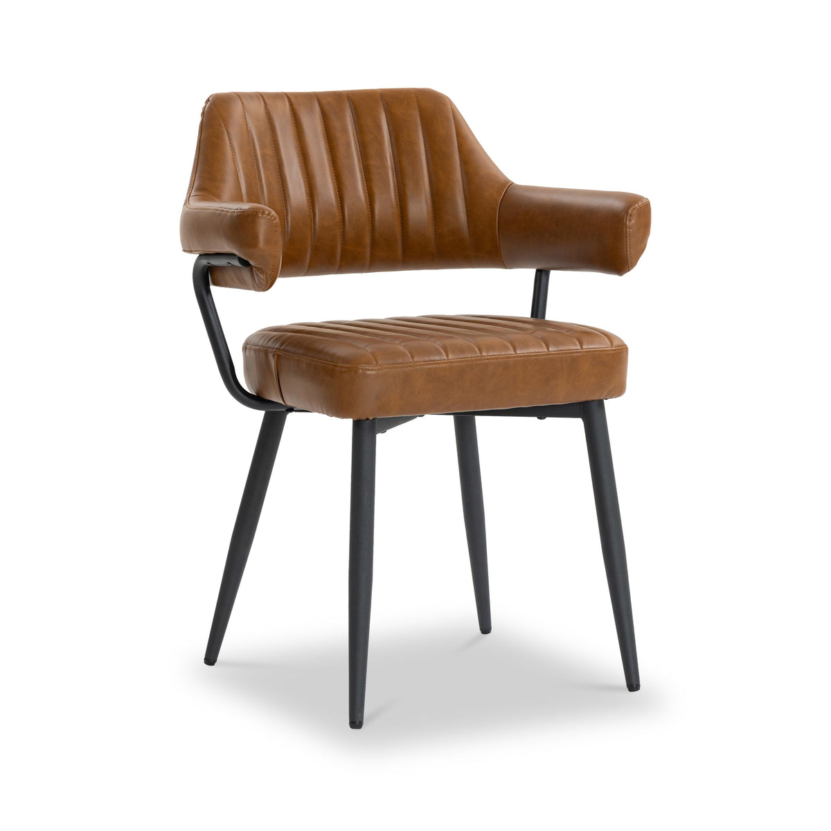 Rhonwen Faux Leather Dining Chair